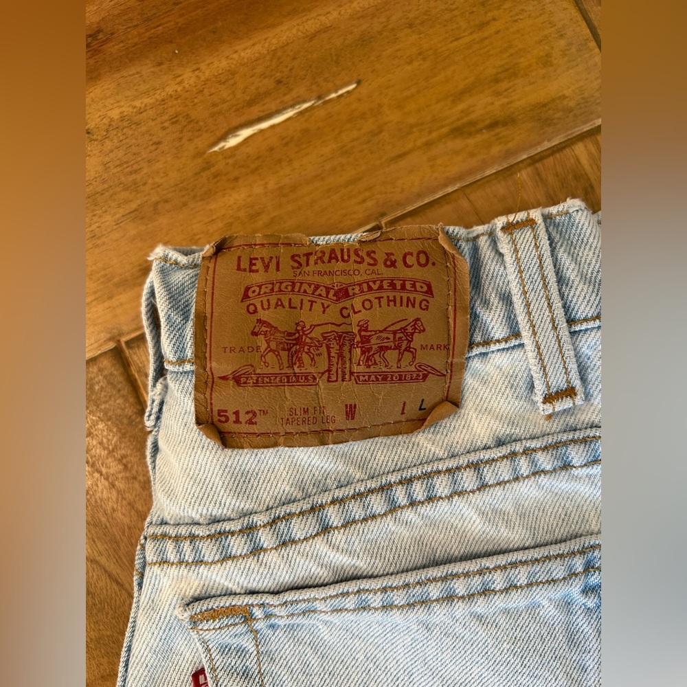 Vintage 512 Levi’s Light Wash High-Rise Women's Jeans. 7L - Picture 2 of 11